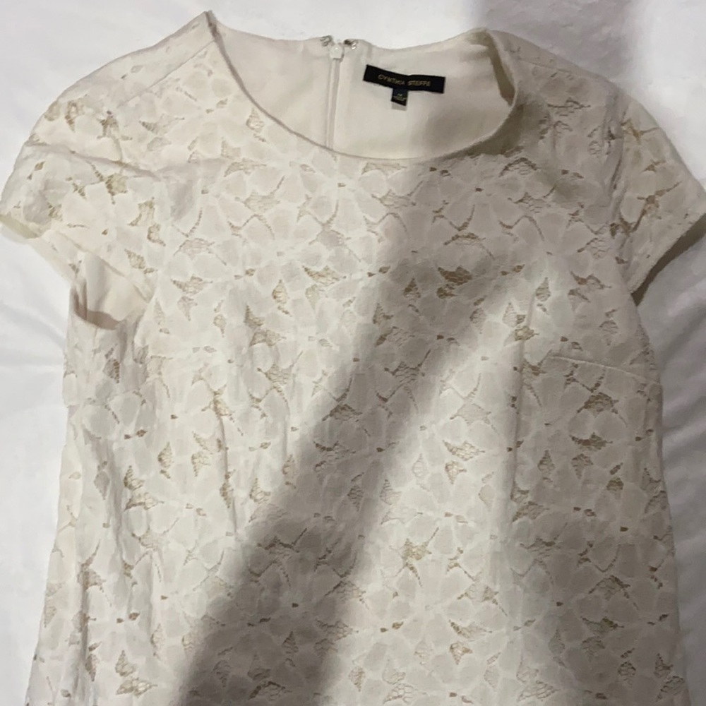 Cythia steffe white dress (size:12)